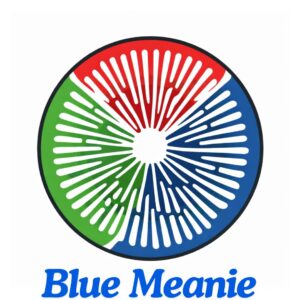 Blue Meanie Cubensis mushroom spore print